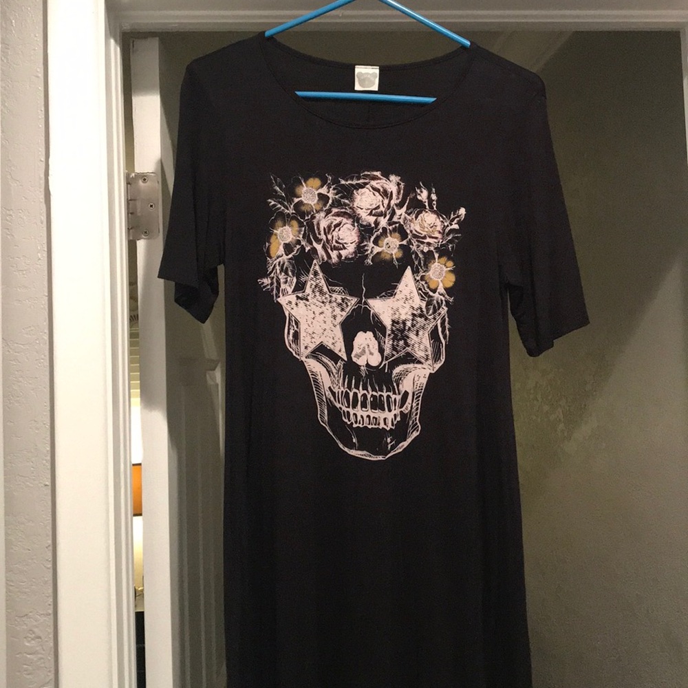 Skull T-Shirt Dress